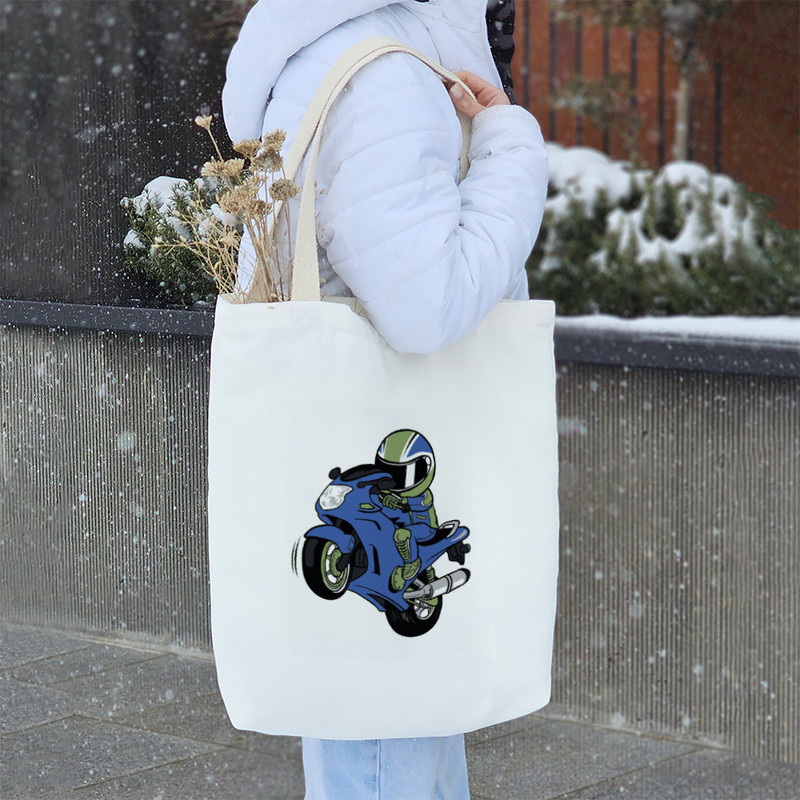 ساک خرید خندالو مدل موتور کد 6093