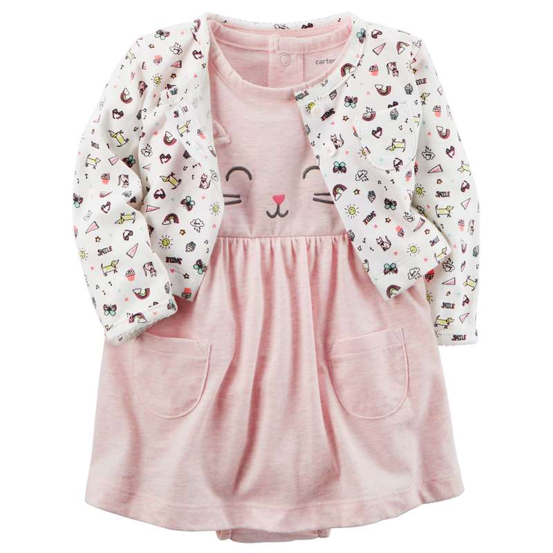 ست کت و پیراهن نوزادی کارترز مدل 744