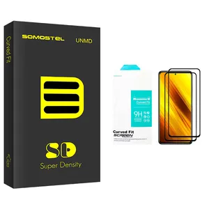 Somastel SD Glass Screen Protector For Xiaomi Xiami Redmi Poco X3 Pack Of 2