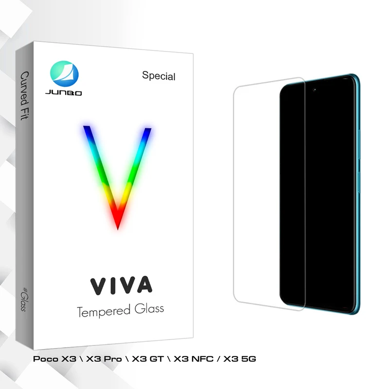 محافظ صفحه نمایش شیشه ای جانبو مدل Viva Glass MIX مناسب برای گوشی موبایل شیائومی Poco X3 - X3 Pro - X3 GT - X3 NFC / X3 5G عکس شماره 2