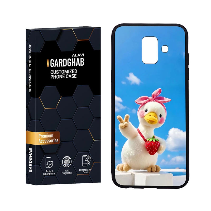 کاور گارد قاب علوی مدل Glass مناسب برای گوشی موبایل سامسونگ Galaxy A6