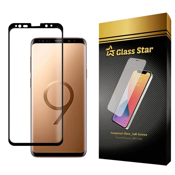 محافظ صفحه نمایش گلس استار مدل EMGA مناسب برای گوشی موبایل سامسونگ Galaxy S9 Plus