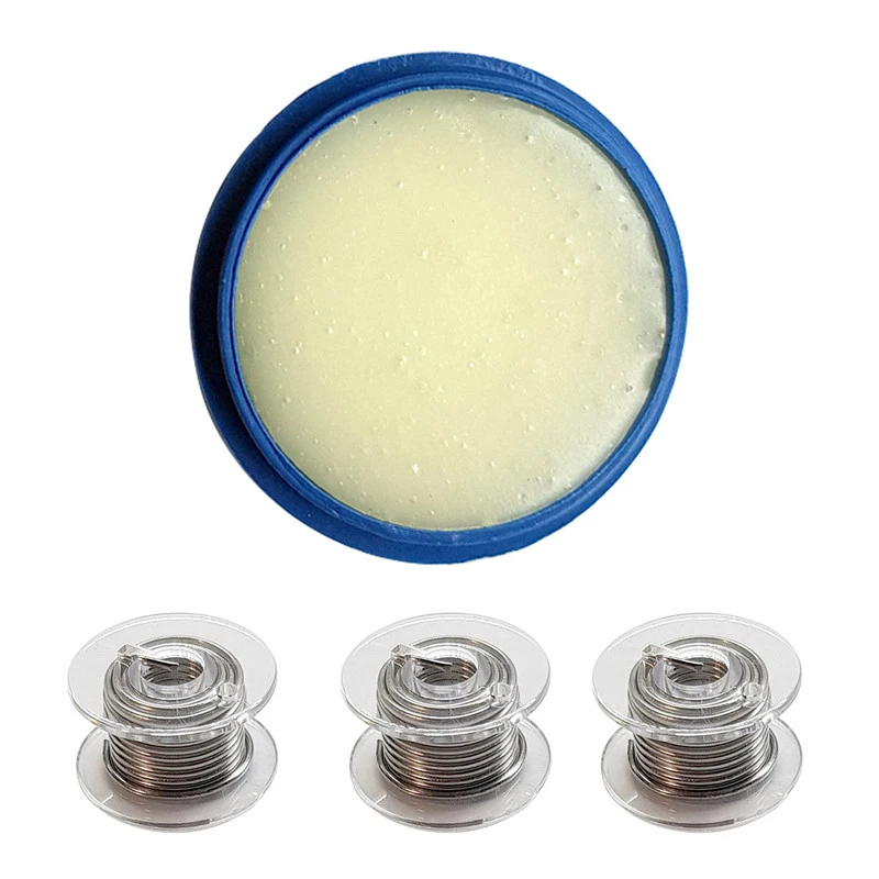 سیم لحیم مدل WL_444 به همراه روغن مجموعه 4 عددی