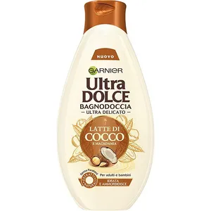  شامپو بدن گارنیه سری Ultra Dolce مدل شیر نارگیل و ماکادمیا حجم 500 میلی لیتر 