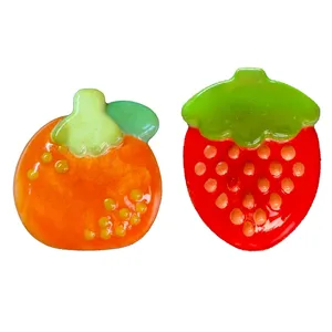 مگنت ژیار استودیو طرح میوه توت فرنگی و پرتقال مجموعه 2 عددی