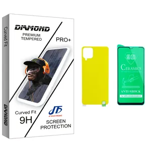 JF Diamond glass Back Protector For Samsung سامسونگ Galaxy A12