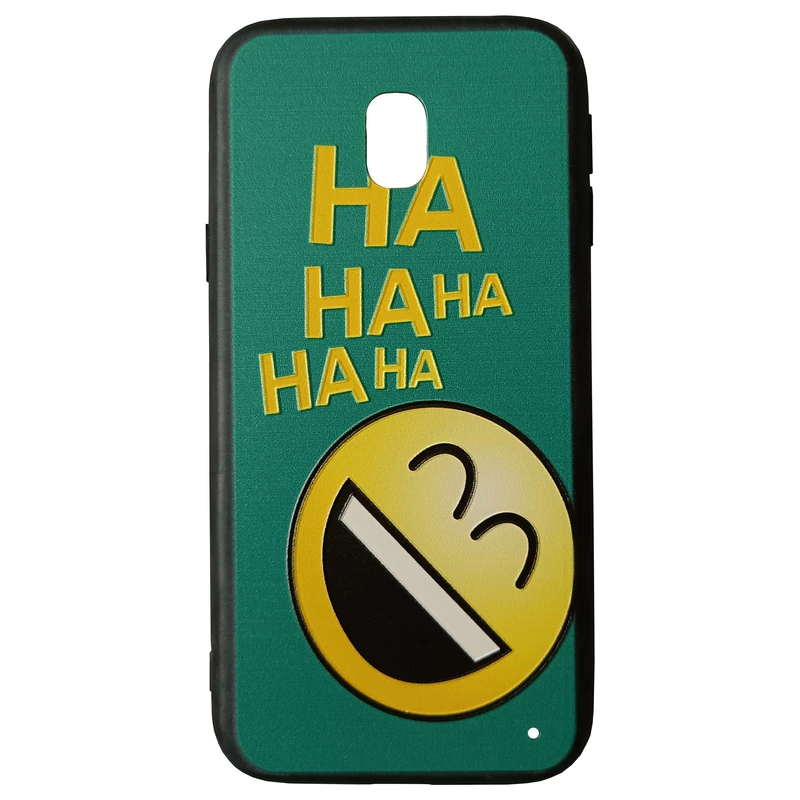 کاور مدل فانتزی کد 42-0 طرح استیکر خنده مناسب برای گوشی موبایل سامسونگ Galaxy J3 Pro 2017/J330/J3 2017