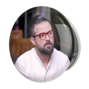 آینه جیبی خندالو طرح هومن سیدی مدل تاشو کد 6308 