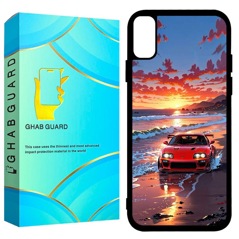  کاور قاب گارد طرح ماشین مدل GCHPX مناسب برای گوشی موبایل اپل iPhone X / XS