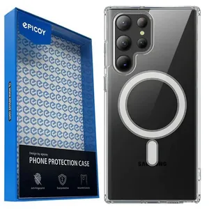 Epicoy Antishock-MagSafe Transparent Case For Samsung Galaxy S25 Ultra