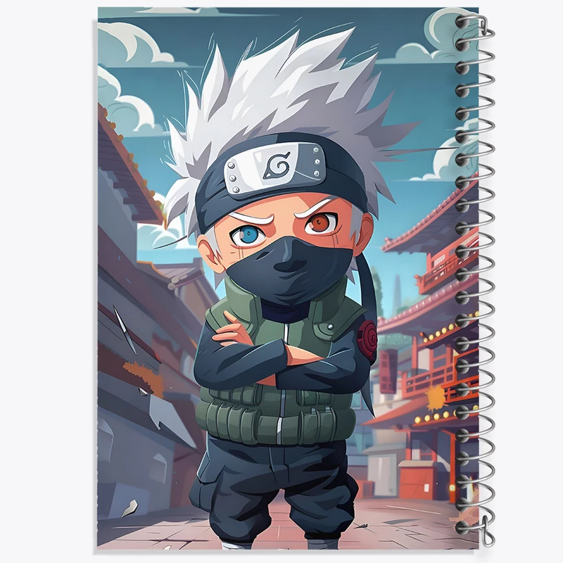 دفتر ژورنال نویسی 50 برگ خندالو مدل نقطه ای طرح انیمه ناروتو (Naruto) کد N5016