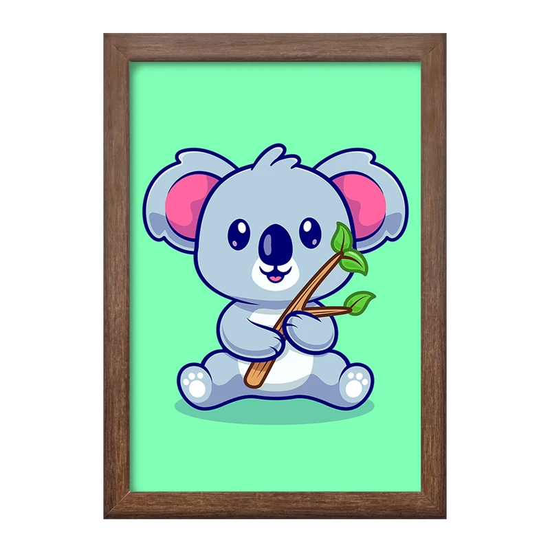 تابلو خندالو طرح حیوانات بامزه کوآلا کد 25408