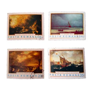 تمبر یادگاری طرح هنری کد art-739 مجموعه 4 عددی