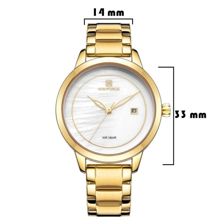 ساعت مچی عقربه ای زنانه نیوی فورس مدل NF5008L - TA-SE