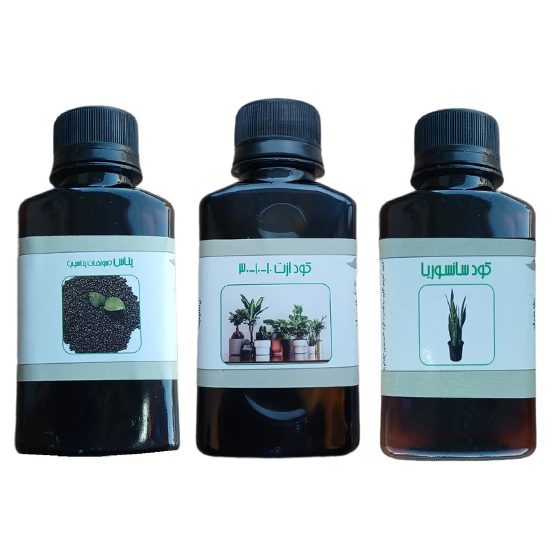 کود مایع ازت 10-10-30 و پتاس و سانسوریا مدل life - D حجم 110 میلی لیتر بسته 3 عددی