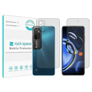 Rockspace transparent screen protector HyGEL model suitable for Xiaomi Redmi 11SE mobile phone with back protector