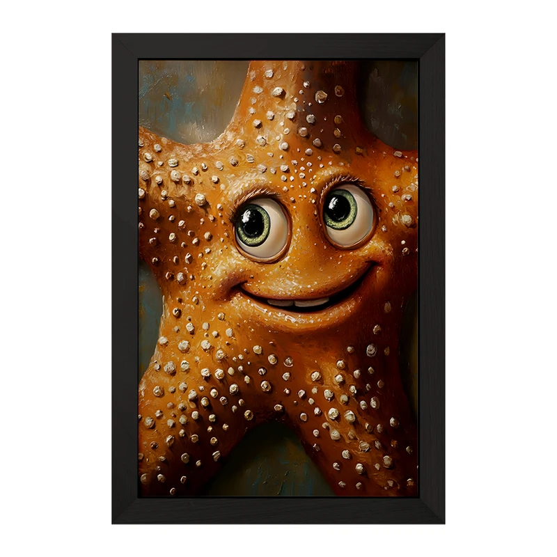 تابلو خندالو مدل ستاره دریایی کد F6503