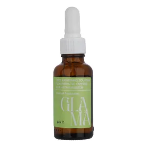 سرم روشن کننده پوست گلاما مدل کافئین مناسب برای انواع پوست حجم 30 میلی لیتر