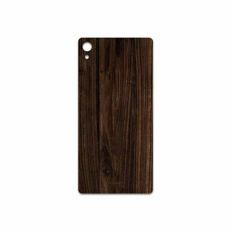 برچسب پوششی ماهوت مدل Dark Walnut Wood مناسب برای گوشی موبایل سونی Xperia Z3 Plus