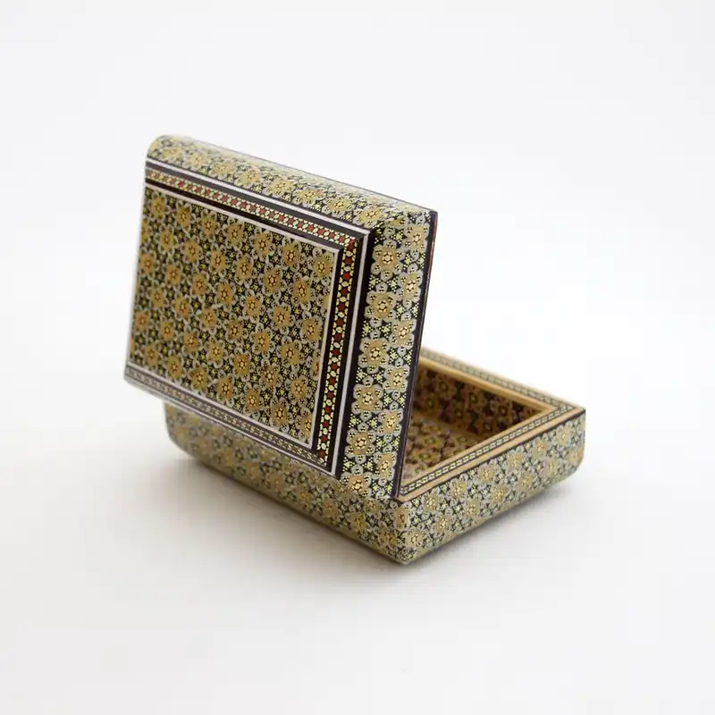 جعبه جواهرات خاتم کاری کد 12