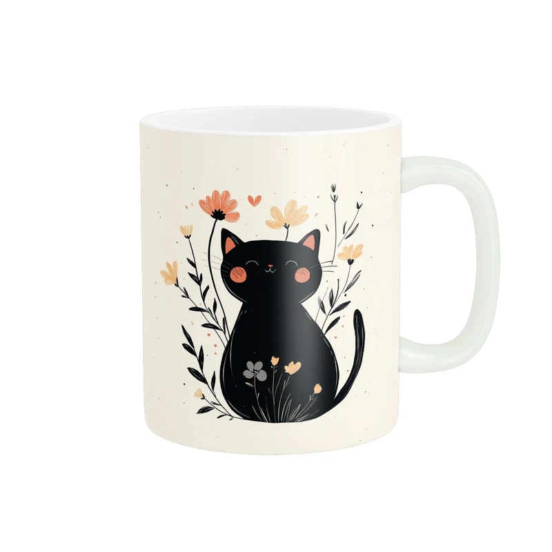 ماگ پاد آفرین طرح گربه کد 2314