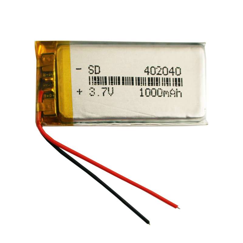 باتری لیتیوم پلیمر مدل 402030DM ظرفیت 1000میلی آمپر ساعت