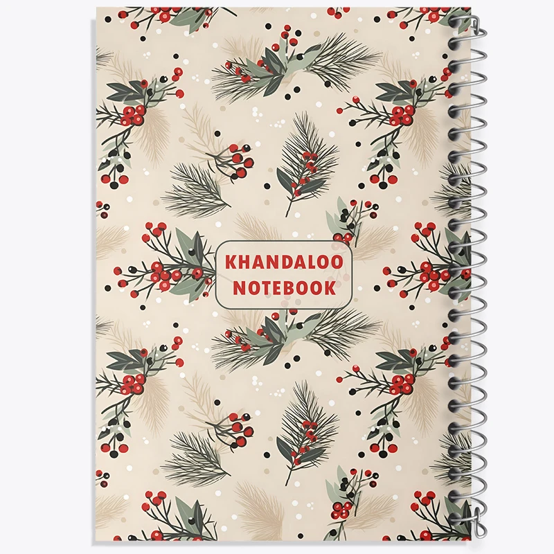 دفتر مشق 50 برگ خندالو طرح کریسمس (Christmas) کد N5837