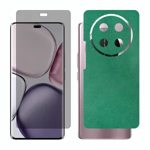 Glass Together model privacy screen protector suitable for Honor X9c mobile phone with back cover sticker