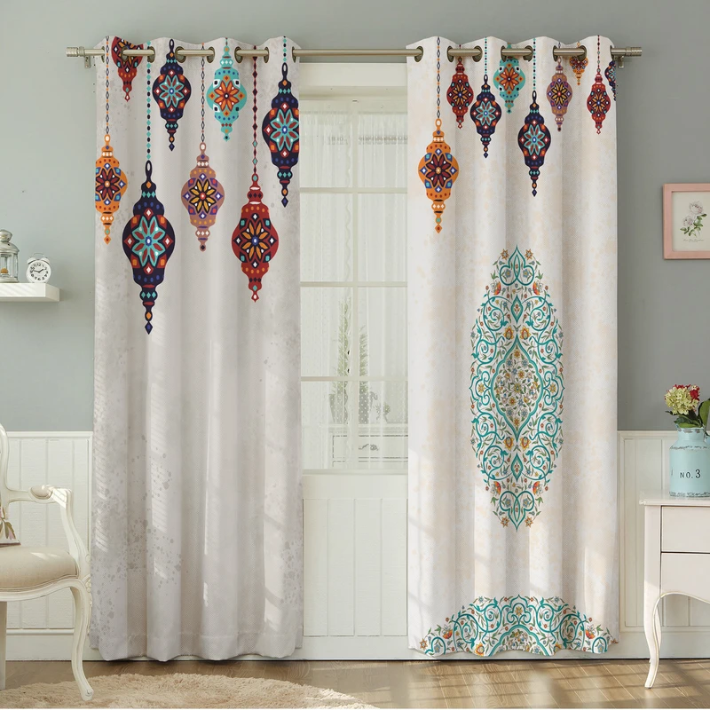 پرده نیروانا طرح مدرن مدل هازان کد 9021 سایز 140×280 سانتی متر