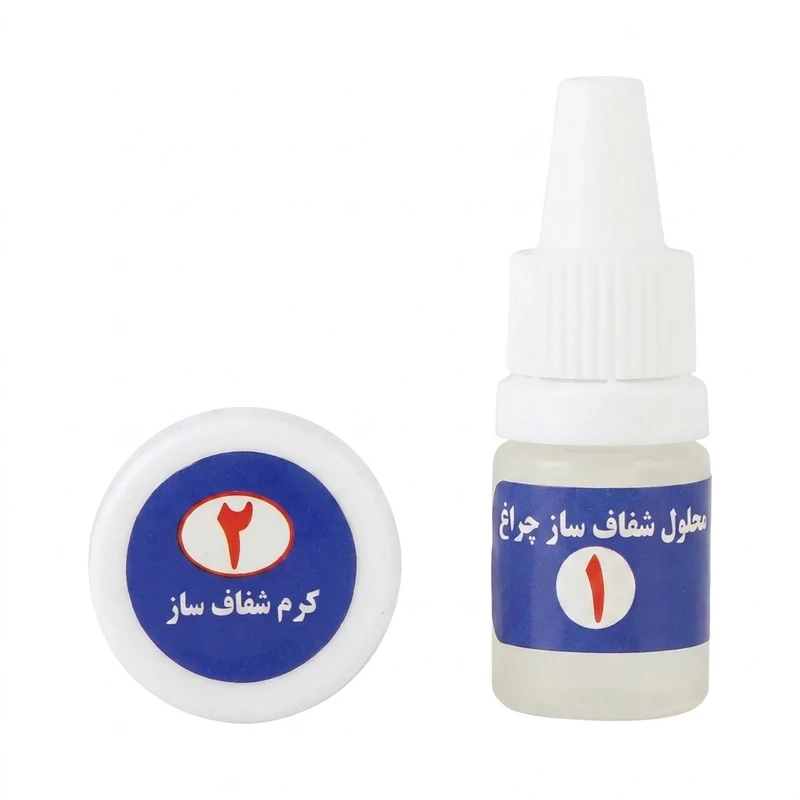 کیت شفاف ساز چراغ خودرو مدل 102 مجموعه 2 عددی