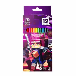 مداد رنگی 12 رنگ پرودون مدل ماینکرافت