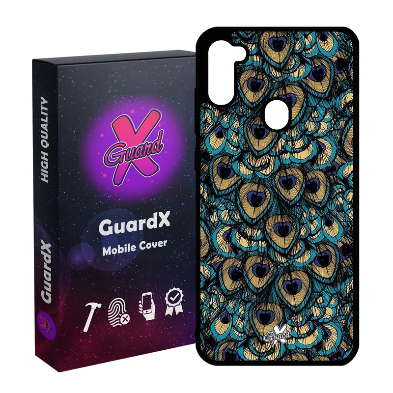 کاور گارد ایکس طرح Peacock مدل Glass10092 مناسب برای گوشی موبایل سامسونگ Galaxy A11 / M11