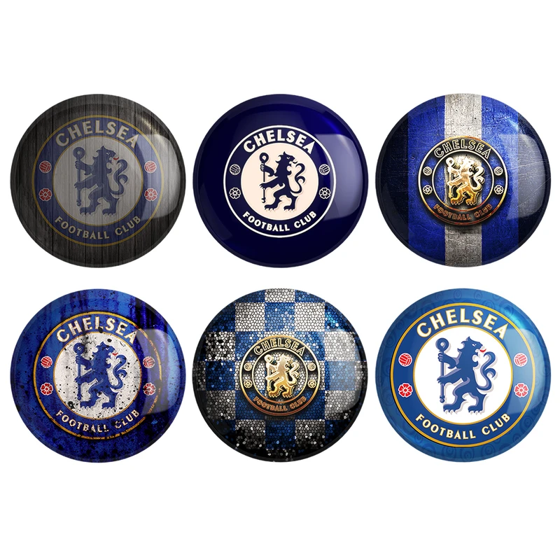 مگنت خندالو طرح باشگاه چلسی Chelsea کد 1711B مجموعه 6 عددی