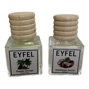 خوشبوکننده هوا خودرو ایفل مدل نارگیل و جنگل استوایی حجم 10 میلی لیتر بسته 2 عددی