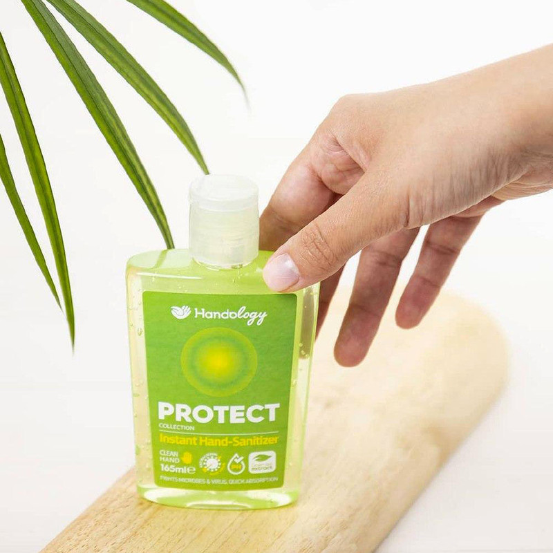 ژل ضد عفونی کننده هندولوژی مدل چای سبز حجم 165 میلی لیتر مجموعه 10 عددی