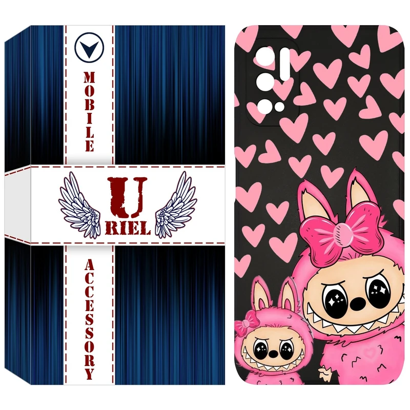 کاور یوریل مدل KSH کد 105 طرح عروسک لبوبو مناسب برای گوشی موبایل شیائومی Poco M3 Pro / Redmi Note 10 5G / Note 11 SE