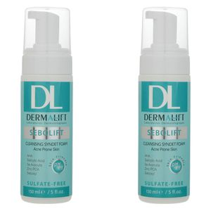 فوم شست‌وشوی صورت درمالیفت مدل سبولیفت حجم 150 میلی‌لیتر، بسته 2 عددی