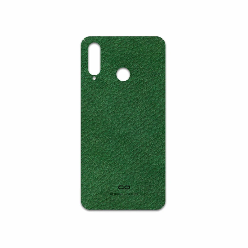 برچسب پوششی ماهوت مدل Green-Leather مناسب برای گوشی موبایل هوآوی P30 Lite (48 MP Camera)