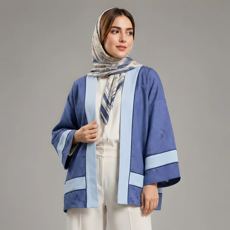 مانتو جلوباز زیر باسن زنانه مدل 01