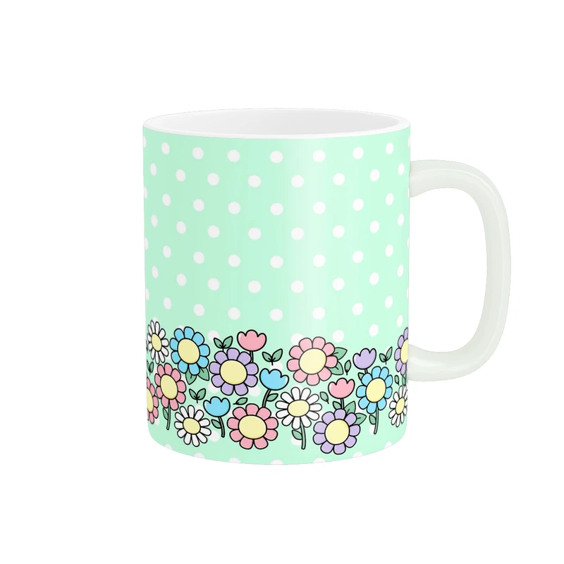 ماگ پاد آفرین طرح گل کد 3587