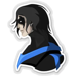 استیکر لپ تاپ طرح NightWing کد ST1319