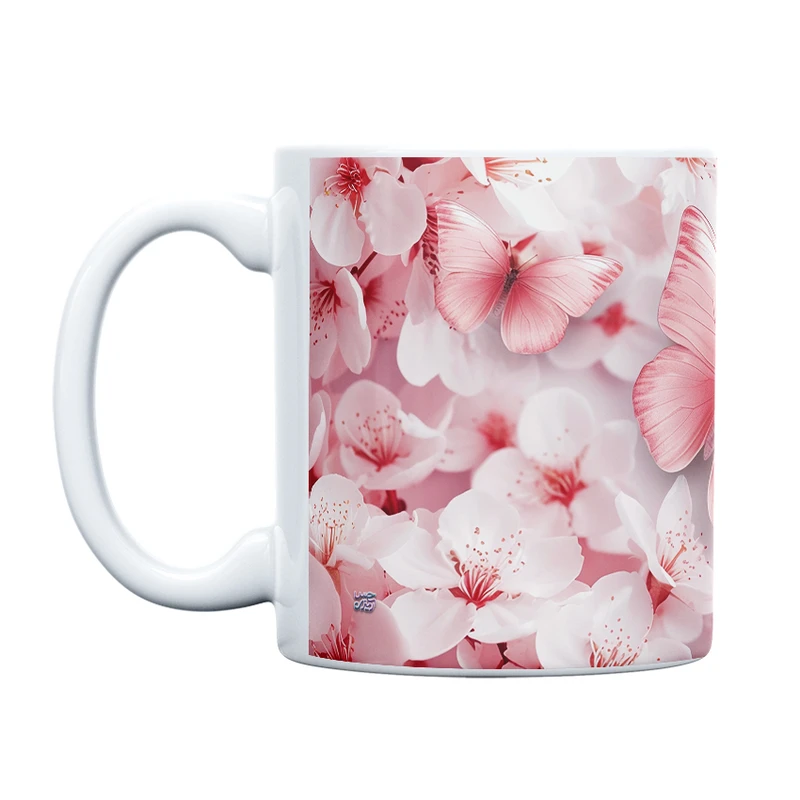 ماگ حس آمیزی طرح پروانه مدل کلاسیک کد 36