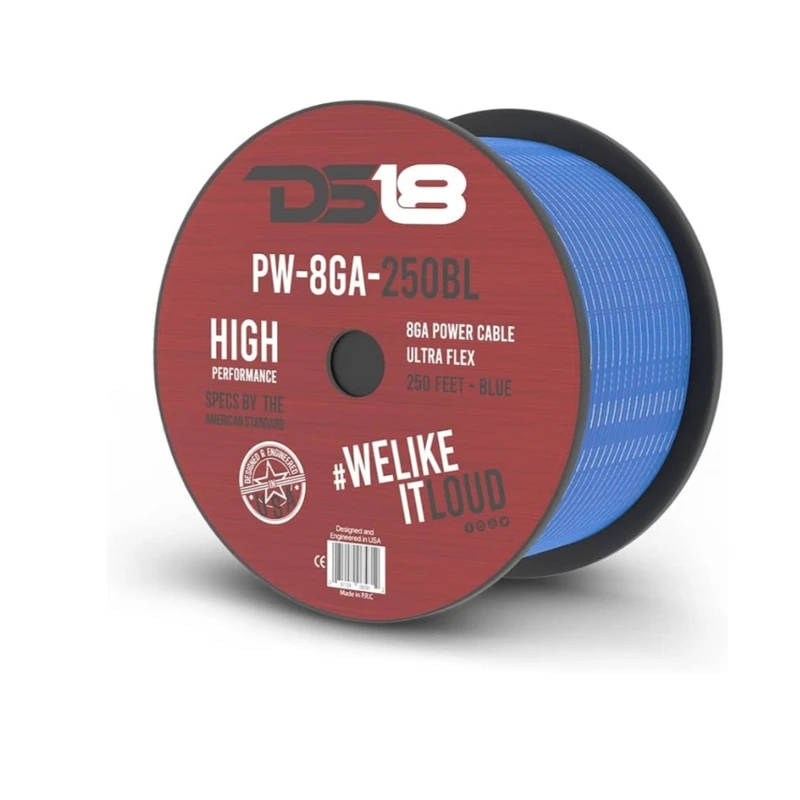 کابل امپلی فایر خودرو دی اس ایتین مدل PW 8GA 250BL