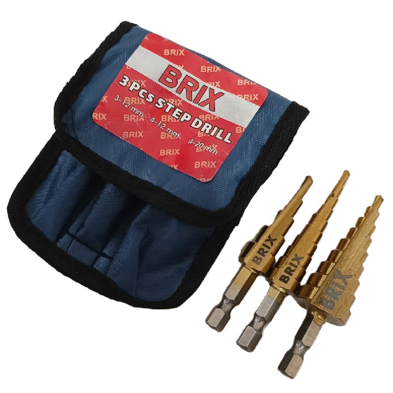 مته کاجی بریکس مدل brix-3  مجموعه 3 عددی