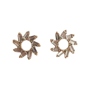 گوشواره زنانه مدل خورشیدی 