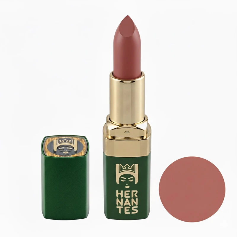 رژلب جامد مات هرنانتس رنگ صورتی شماره H401