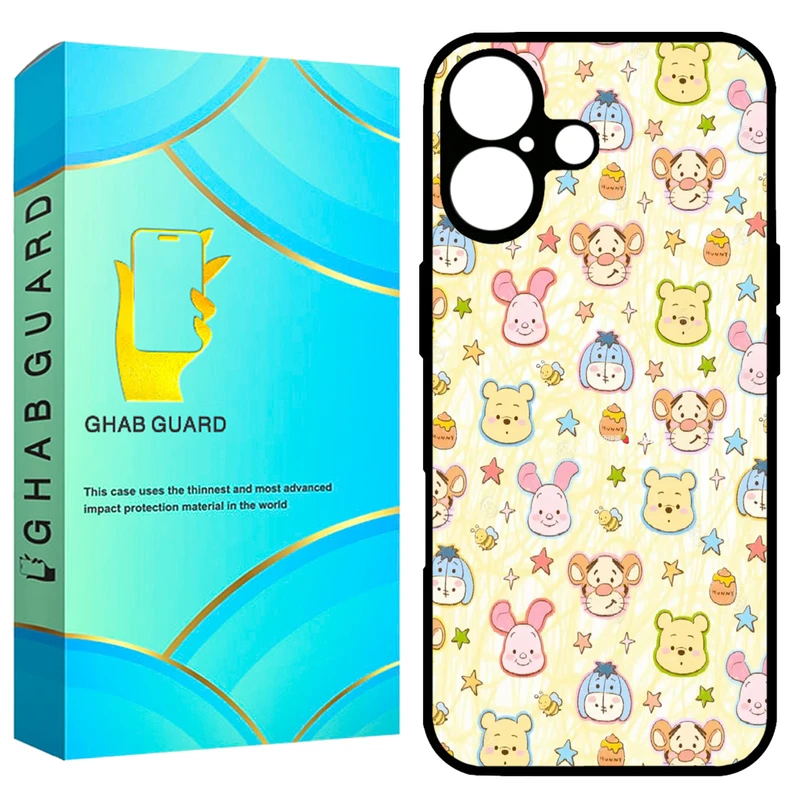 کاور قاب گارد طرح پو و دوستان مدل GCHP16 مناسب برای گوشی موبایل اپل iPhone 16 