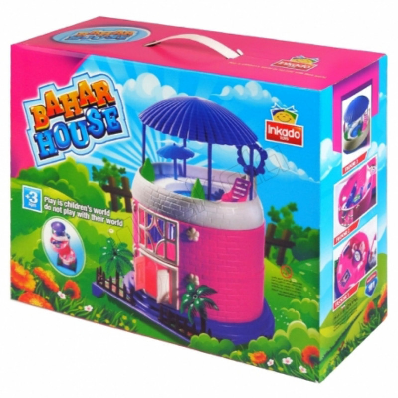 ست اسباب بازی لوازم خانه مدل کلبه بهار کد ck22