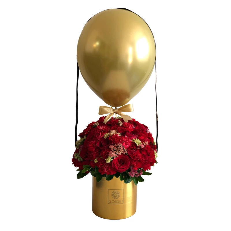 سبد لوکس گل رز گل گیفت کد GG0013