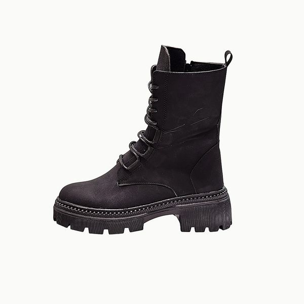 بوت زنانه مدل بندی زیپی 852